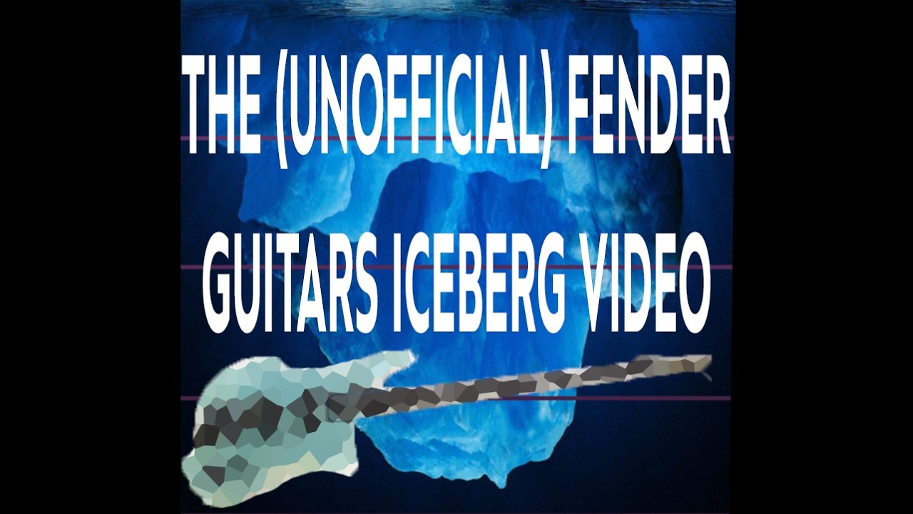 The Fender Guitars Iceberg
