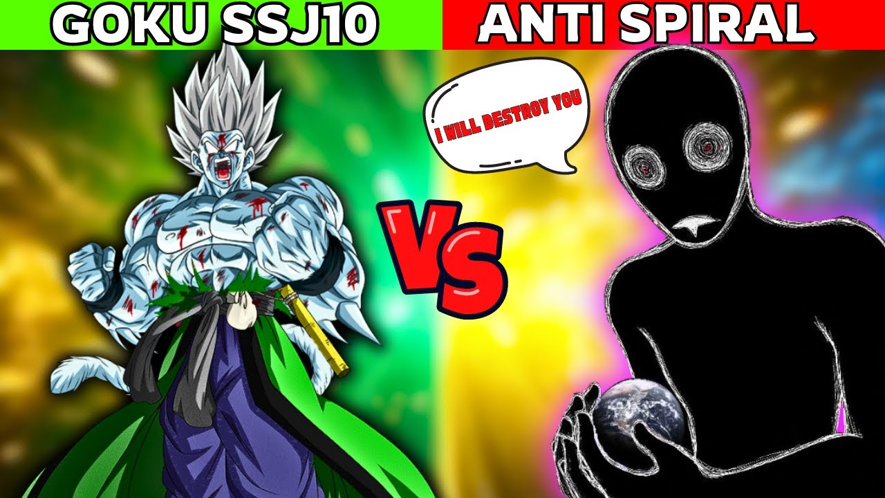 GOKU SSJ10 vs ANTI SPIRAL in Jump Force Mugen | Anime BattleGround