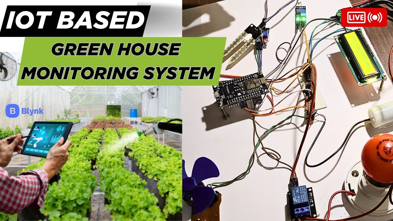 IoT-Based Greenhouse Monitoring System using NodeMCU | Smart Farming Automation 🌿💧🌞