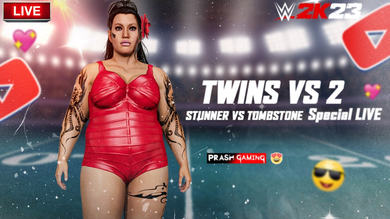 Ismart Girl Twins VS Randy & Sheamus | Stunner VS Tombstone | WWE 2K23 || Mar 3, 2026
