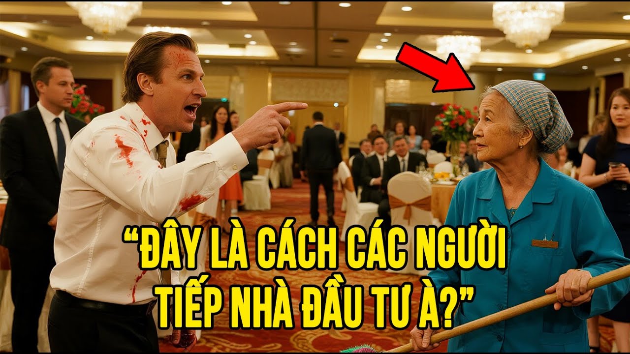 Tỷ Phú Nga Cáu Gắt Um Sùm Giữa Tiệc VIP – Cô Lao Công Lên Tiếng Khiến Cả Dàn Quản Lý Lặng Câm