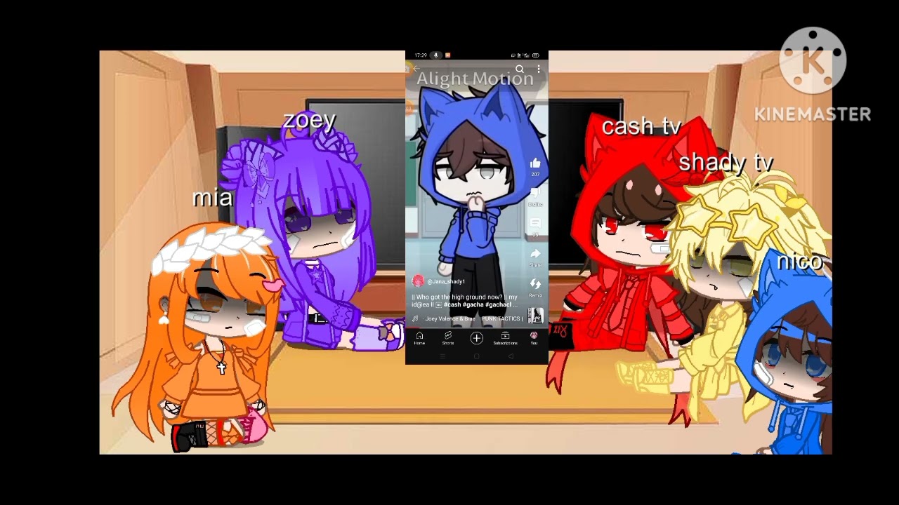 cash and his friends react to? (I hope you like it) the part 2 will come soon