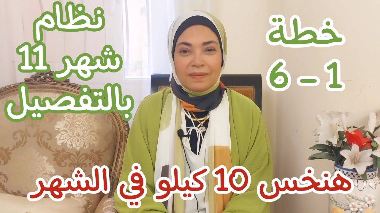 نظام الدايت لشهر11/2024‼️هننزل10كيلو في الشهر/لمرضى السكر/مقاومة الأنسولين/تكيس المبايض/الكبد الدهني