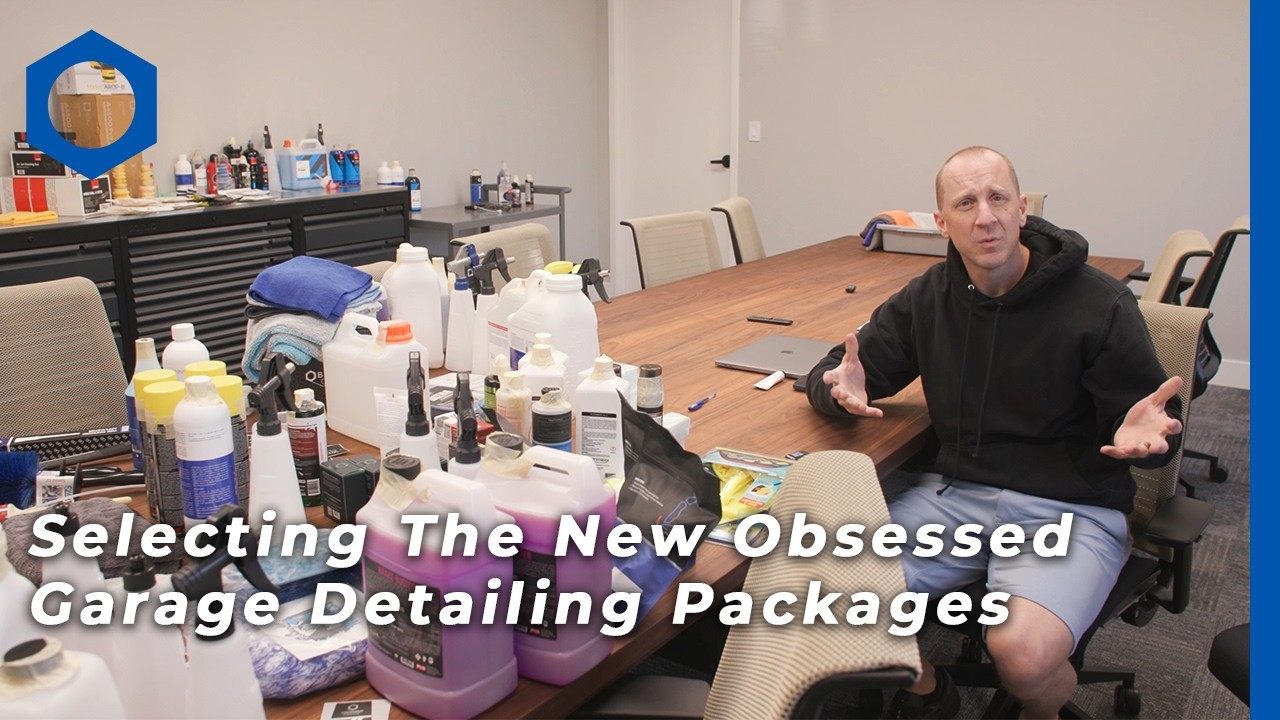 Selecting Our New Detail Packages For Obsessed Garage