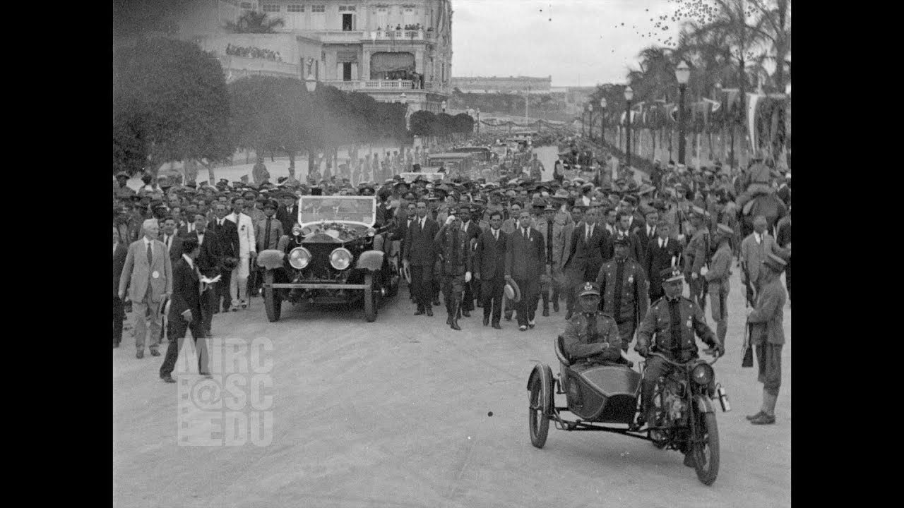 President Calvin Coolidge Arrives in Cuba
