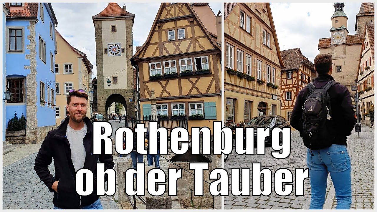 ROTHENBURG ob der Tauber - ROTA ROMÁNTICA | Passeio completo | A cidade mais bonita da Alemanha