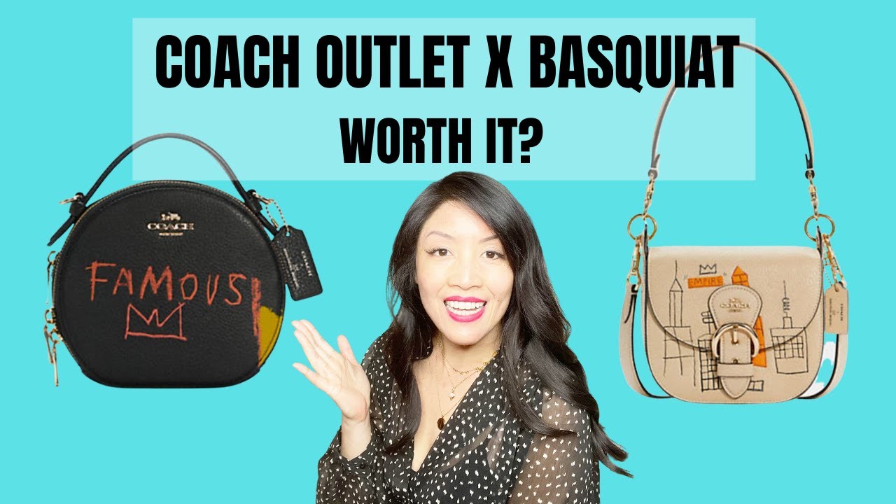 Coach Outlet x Jean Michel Basquiat. I bought two bags, are they worth it?  my honest review.