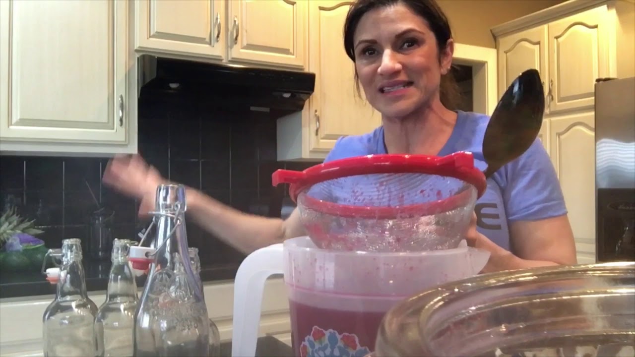 Segunda Fermentação de Kombucha com Beterraba e Gengibre