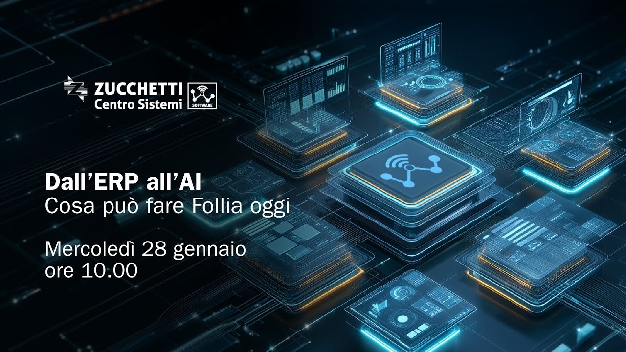 ZCS ERP Live | Focus Follia  Dall’ERP all’AI cosa può fare Follia oggi | 28 gennaio 2026