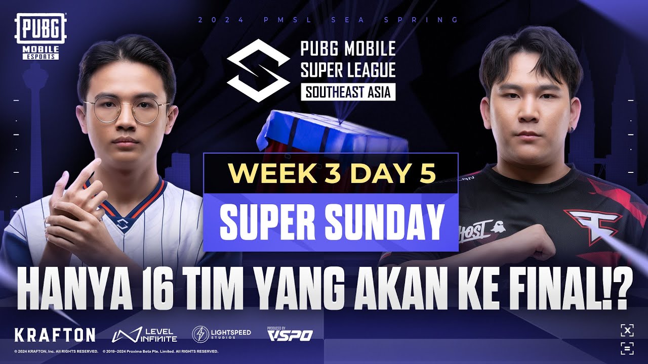 [ID] 2024 PMSL SEA W3D5 | Spring | HANYA 16 TIM YANG AKAN KE FINAL!