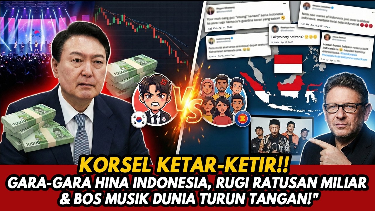KORSEL KETAR-KETIR!! Akibat Hina Indonesia, Pariwisata Rugi Miliaran & Bos Musik Dunia Turun Tangan!