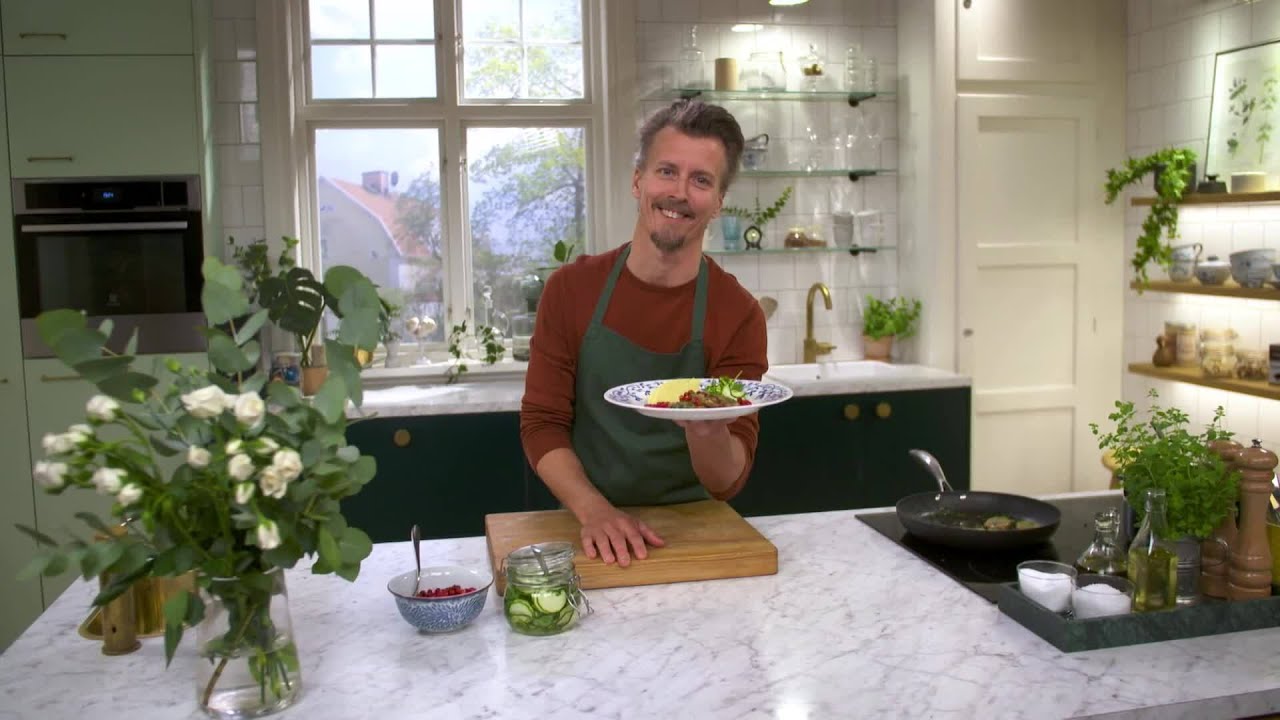 Kökets middag: Stekt strömming med mos och press-zucchini - Köket