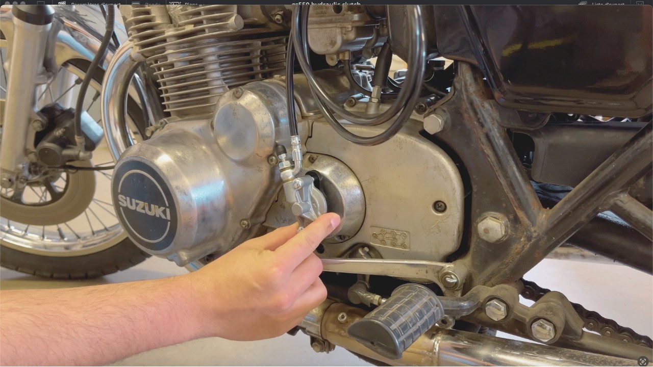 1978 Suzuki GS550 - Hydraulic clutch Conversion 
