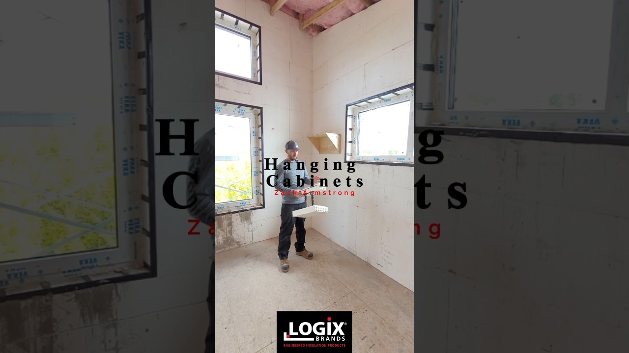 Hanging Cabinet | Logix Brands #buildingconstruction #icf
