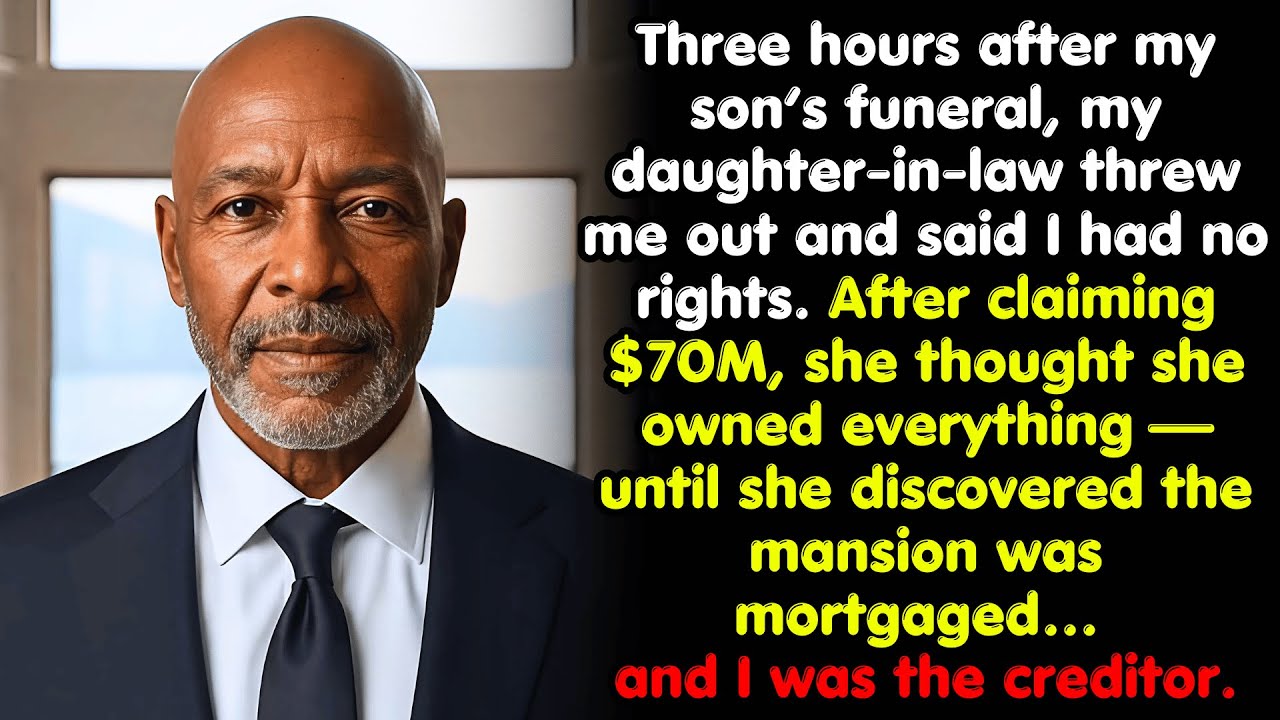 After My Son’s Funeral, My Daughter-in-Law Kicked Me Out—Unaware I Was the House’s Creditor