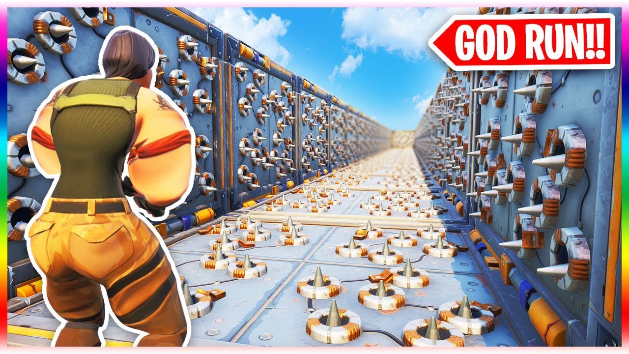 The DEATHRUN for GODS! (Fortnite Creative Mode)