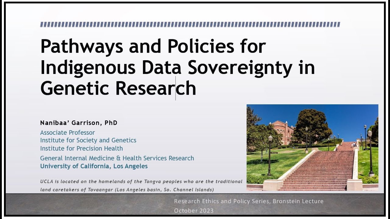Research Ethics and Policy Series (REPS): Nanibaa' Garrison, PhD