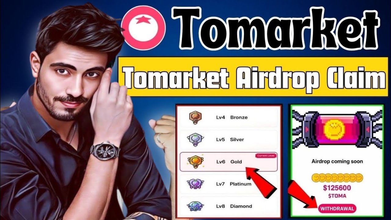 TOMARKET $TOMA AIRDROP CLAIM | TOMARKET AIRDROP WITHDRAWAL, TOMATO AIRDROP