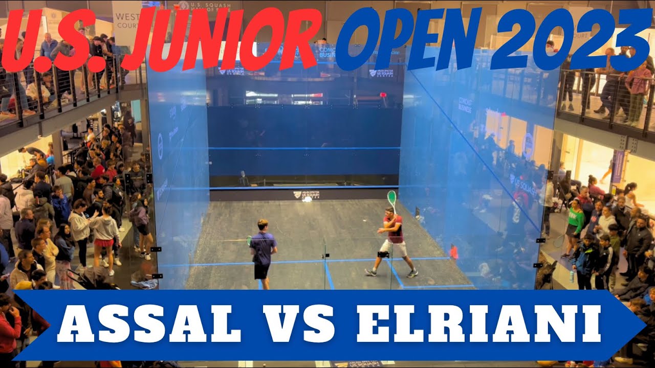Youthful Brilliance Unleashed: Marwan Assal vs. Jack Elriani - 2023 U.S. Junior Open Epic Showdown