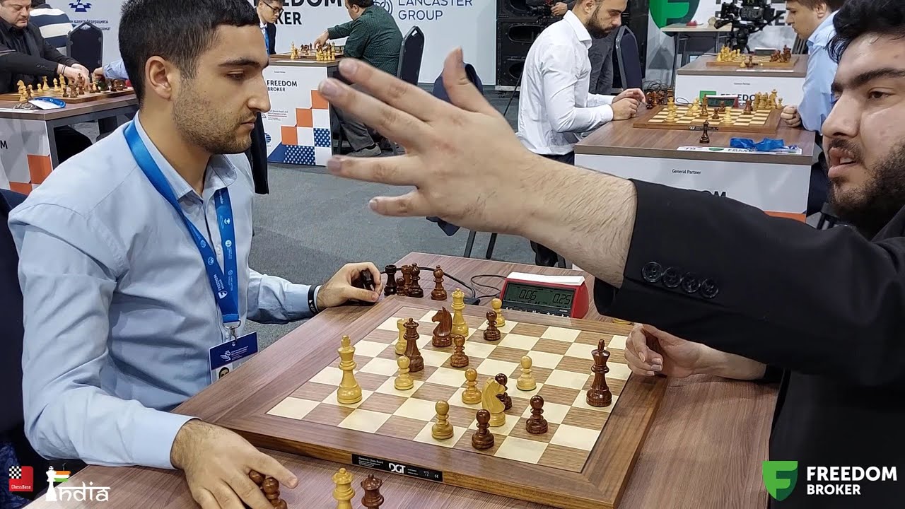 What is penalty for dropping a piece and pressing the clock? | Shant Sargsyan vs Parham Maghsoodloo