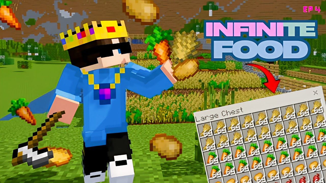 I MADE UNLIMITED FOOD FARMS IN MINECRAFT || HELL KINGDOM EP 4