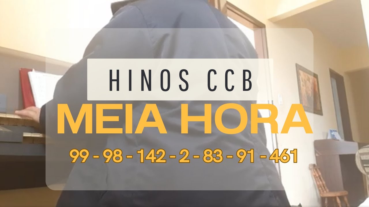 Hinos de Meia Hora | Acalma a Ansiedade e Traz Paz para Orar (hinos ccb 99, 98,142, 2, 83, 91 e 461)