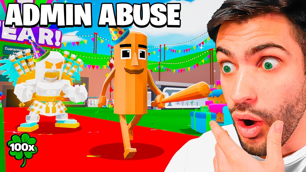 HUGE Steal the Brainrot BIRTHDAY UPDATE + ADMIN ABUSE (Fortnite)