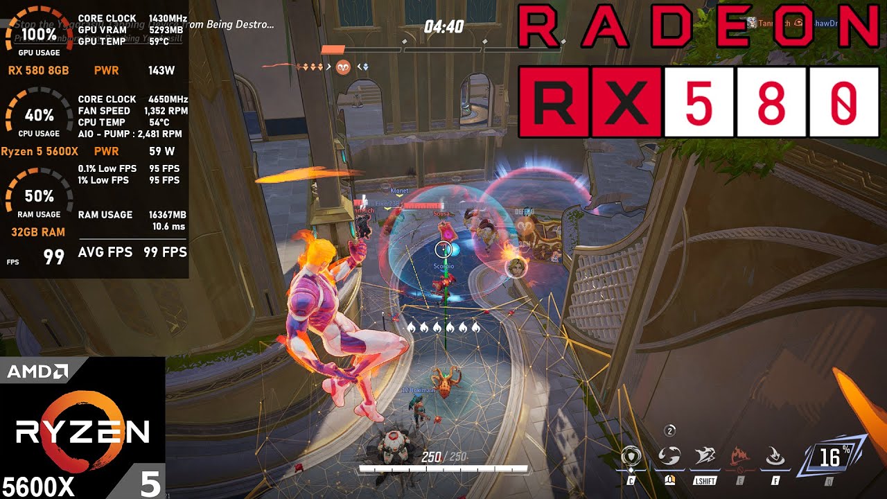 RX 580 8GB + Ryzen 5 5600X : Marvel Rivals (Tested in 2025)