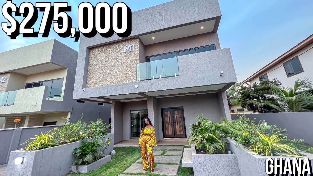 What $275,000 get you In Accra, Ghana / 5 bedroom House Tour inside rich side of Accra