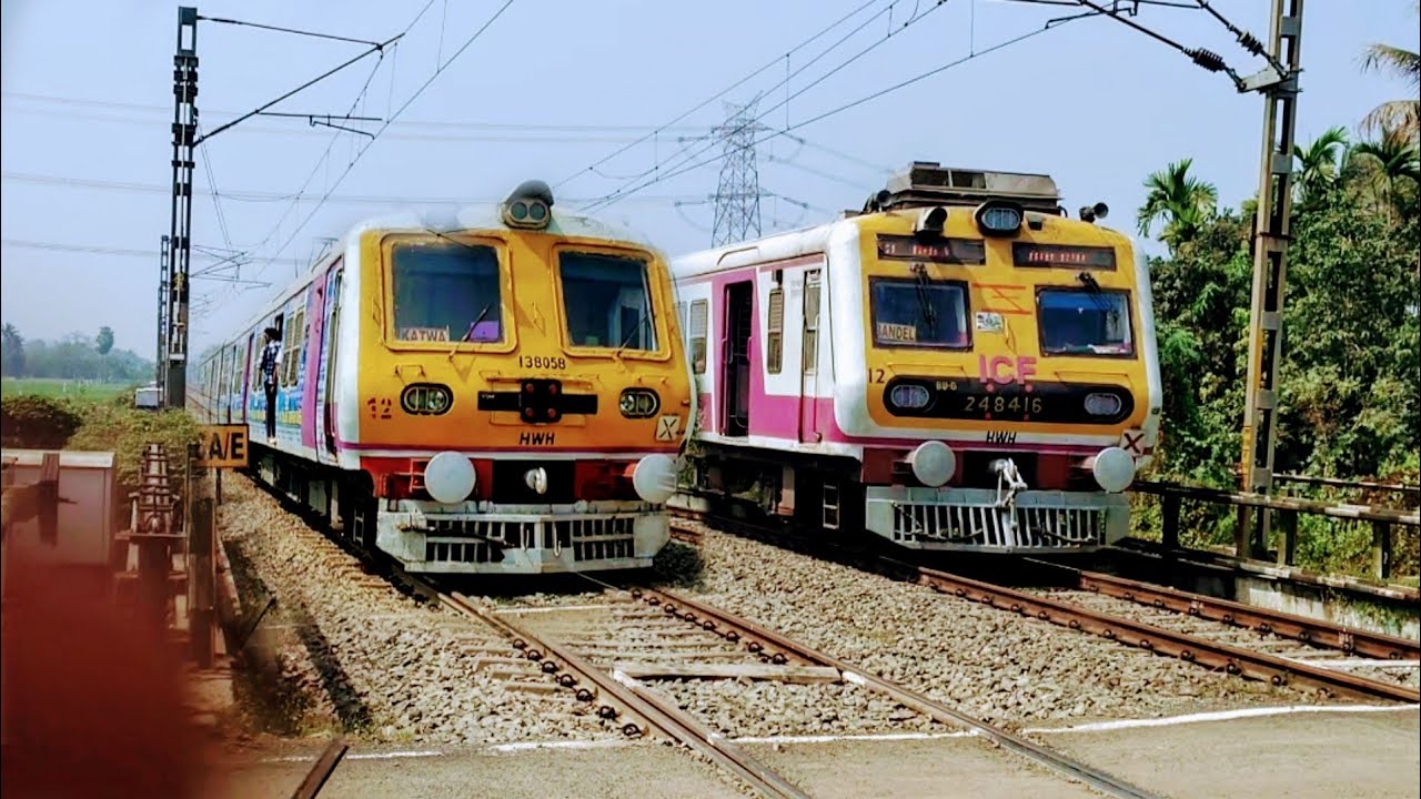 🔥Indian Railway unlimited local vs Pahadiya Express +Kamrup Express Crocin Karve🚧🚈