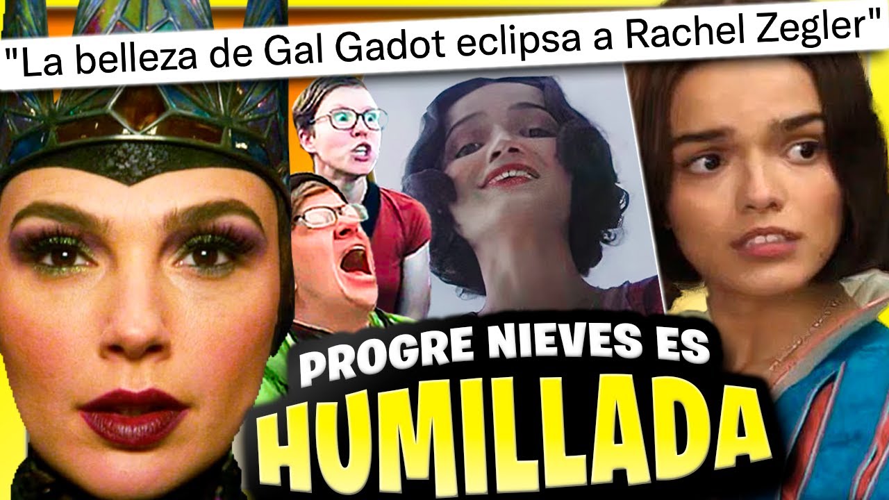 Gal Gadot ECLIPSA a Rachel Zegler en nuevas imágenes y los progres ENLOQUECEN 🤣 Blancanieves Disney