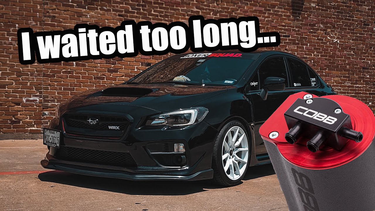The first install I should've done | COBB Air oil Separator