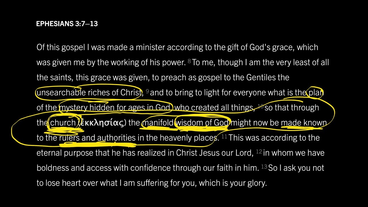 The Church Puts Demons to Shame: Ephesians 3:7–13, Part 6