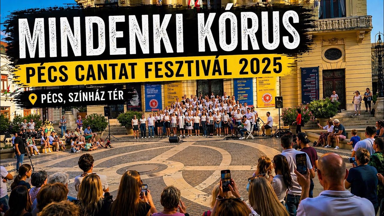 Mindenki kórus – PÉCS CANTAT Fesztivál 2025 🎶