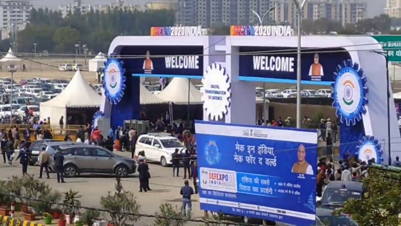 Defence expo lucknow 2020 live demo of air show