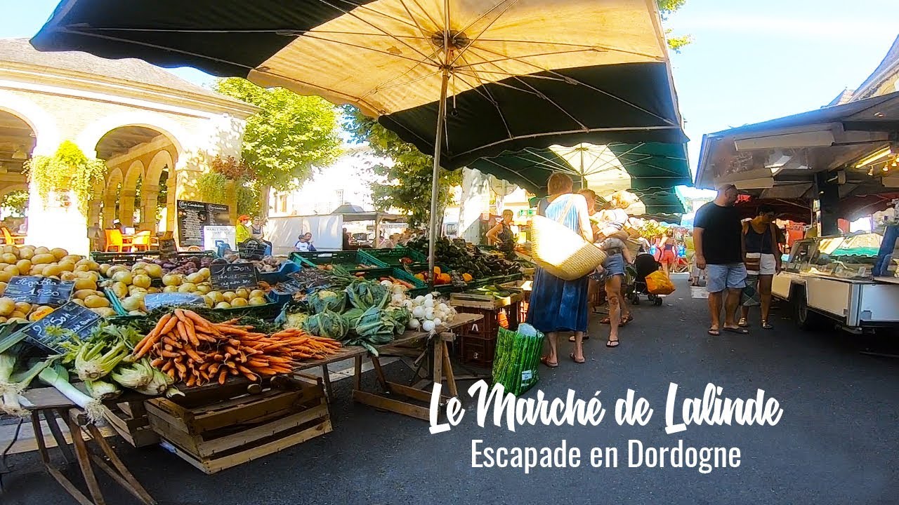 Le March&eacute; de Lalinde en Dordogne