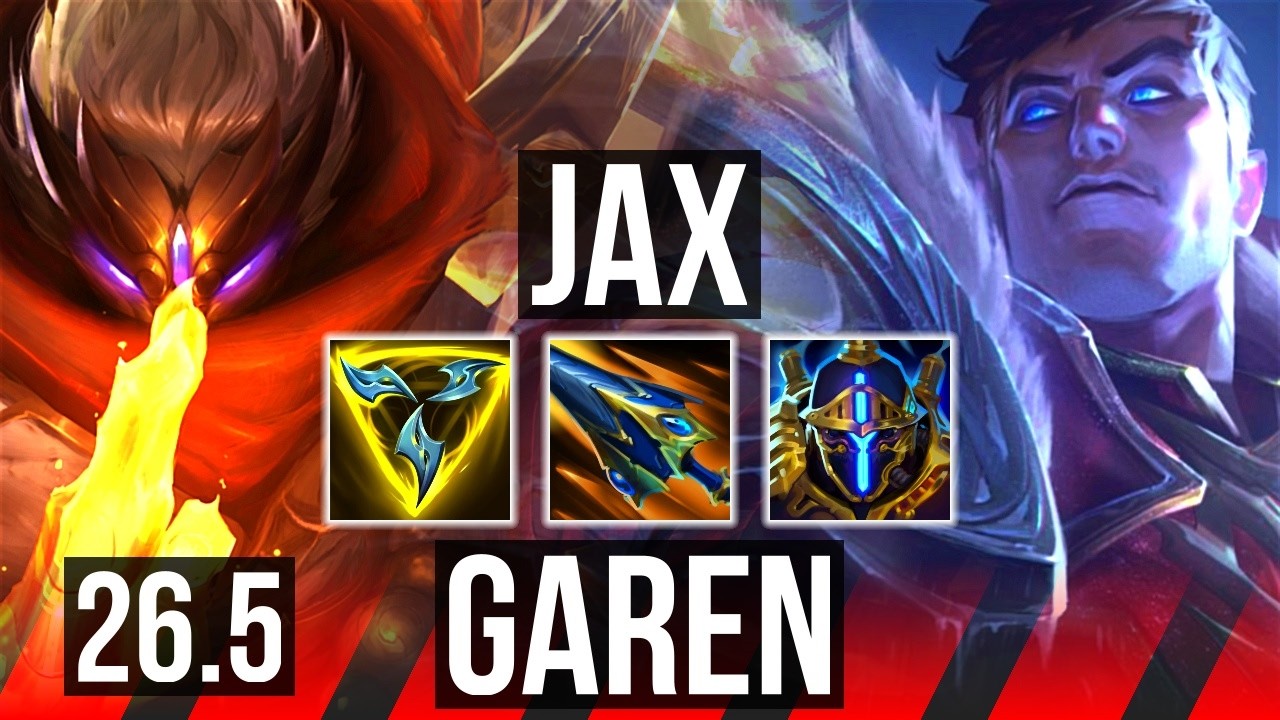 JAX vs GAREN (TOP) | KR Master | 26.5
