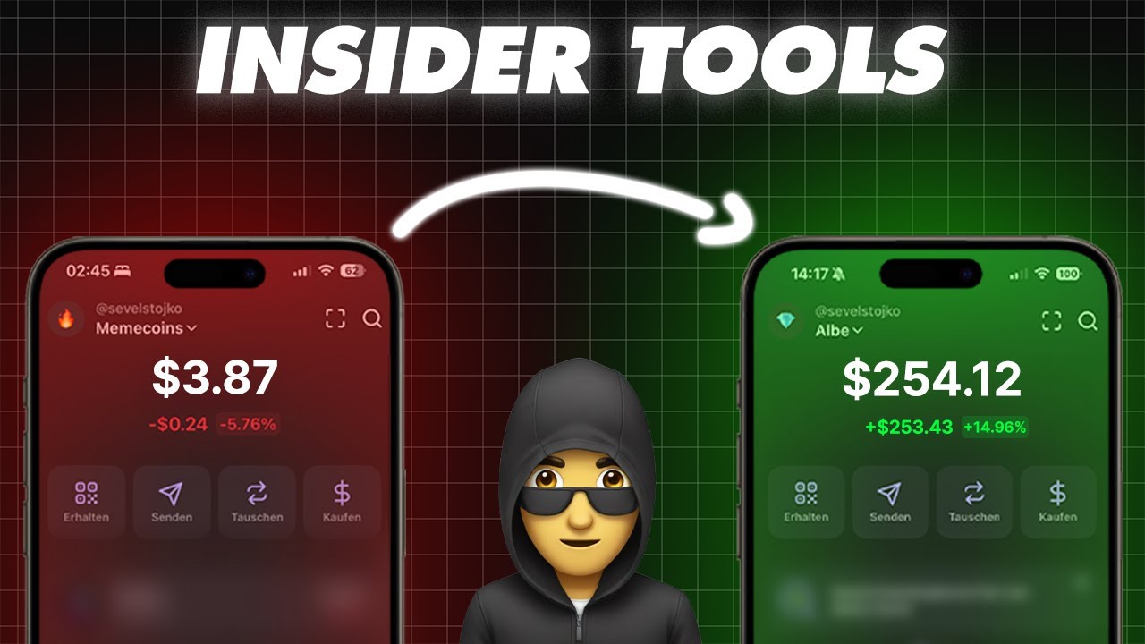 Wie man 250&euro; T&auml;glich mit diesen Insider Tools verdienen kann! (Memecoins)