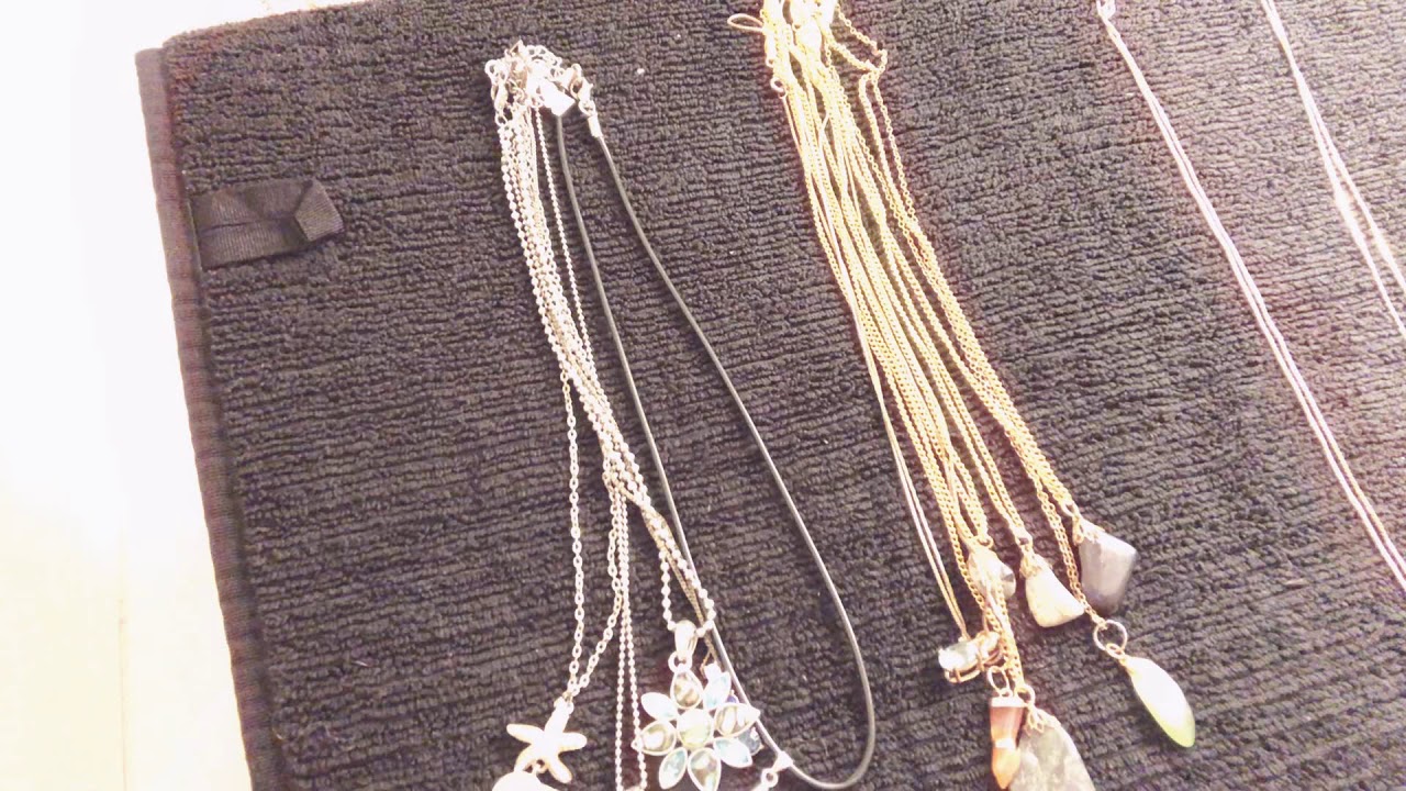 ASMR- Jewelry~ Necklaces-Show and Tell; Soft Spoken/ Whisper Combo.