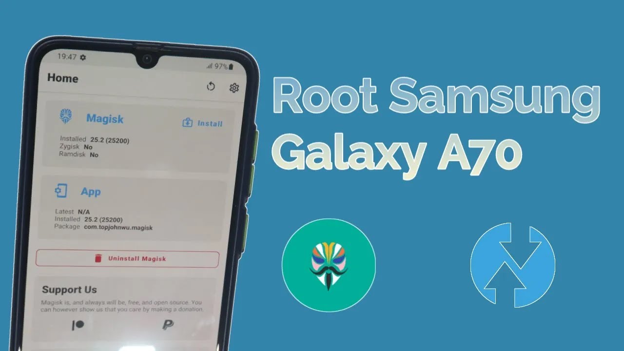 How to Root Samsung Galaxy A70 using TWRP and Magisk
