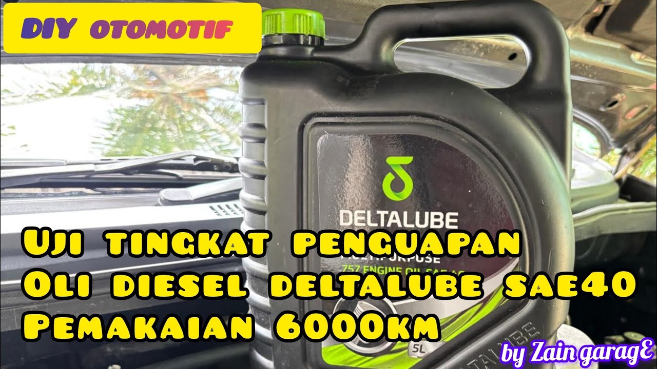 Review Tingkat Penguapan Oli Diesel DELTALUBE SAE40 Pemakaian 6000 Kilometer #diesel #olimesin