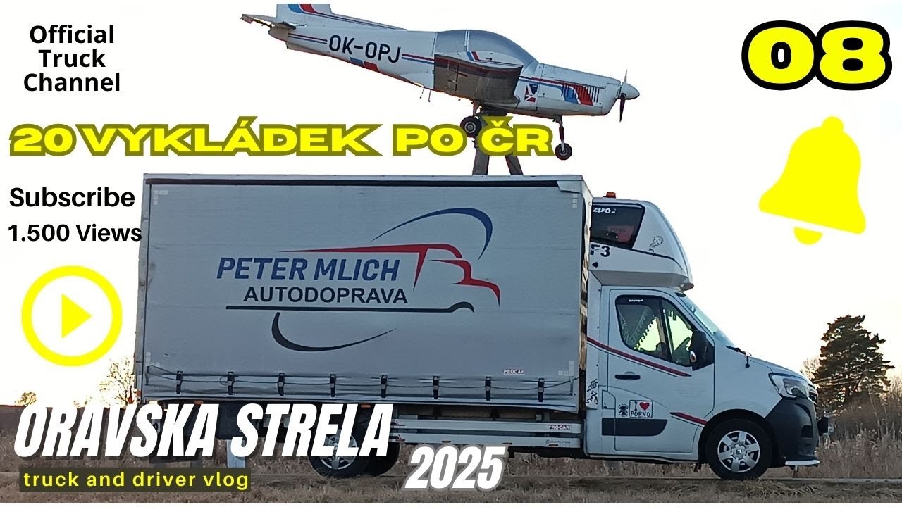 DODÁVKÁŘI. LETEM SVĚTEM PO ČR, 20 leteckých vykládek po Česku. Mlha, mráz a nic nestíhám.