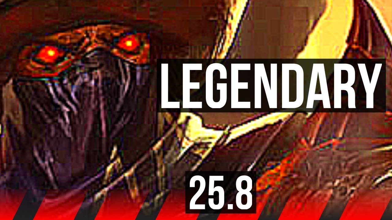 URGOT vs TEEMO (TOP) | 9/1/1, Legendary | KR Master | 25.8
