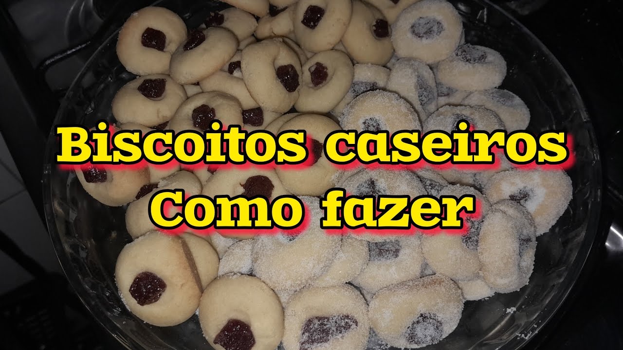 COMO FAZER BISCOITOS DE GOIABADA PASSO A PASSO 🍪#biscoitoscaseiros