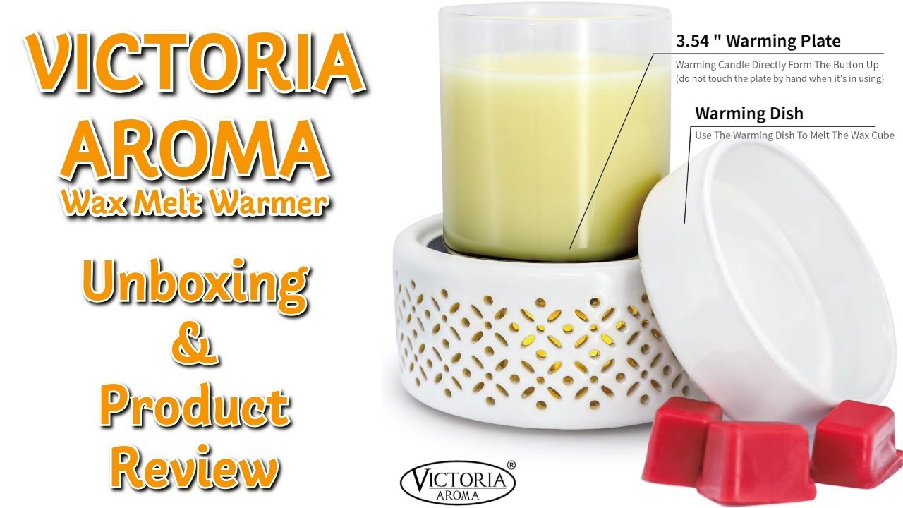 VICTORIA AROMA Ceramic Wax Melt Warmer Unboxing & Review!