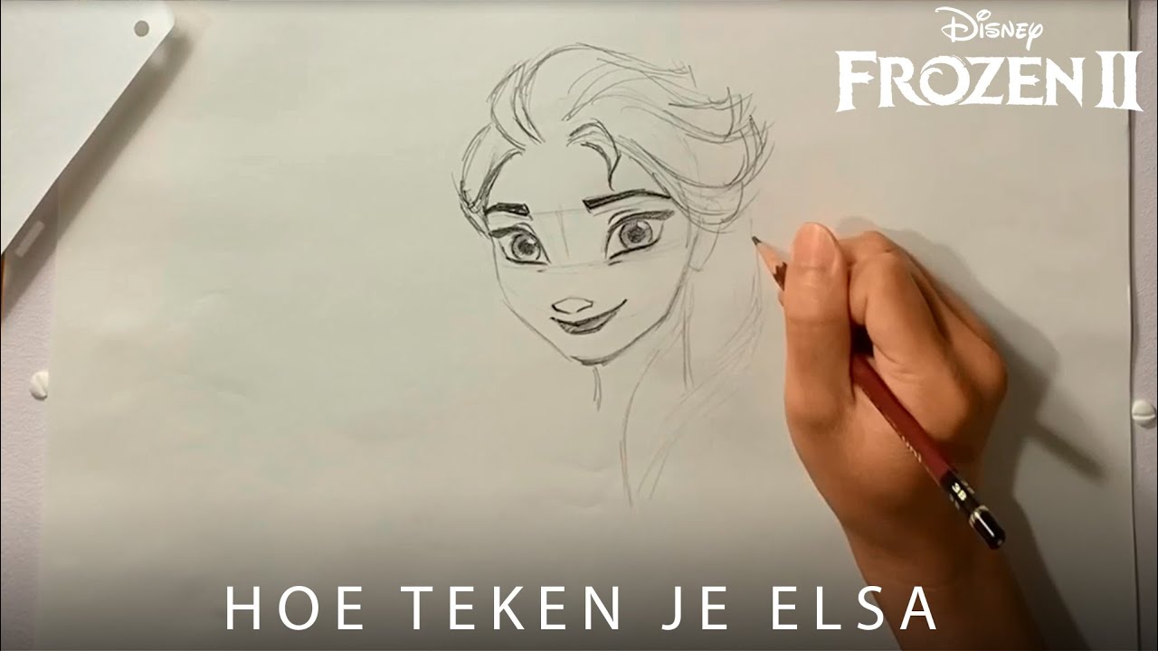 Frozen 2 | Bonus: Hoe teken je Elsa | Disney NL