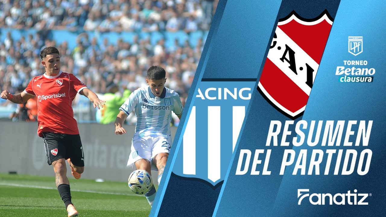 Racing Club 0 vs. Independiente 0 - Resumen del Partido | 