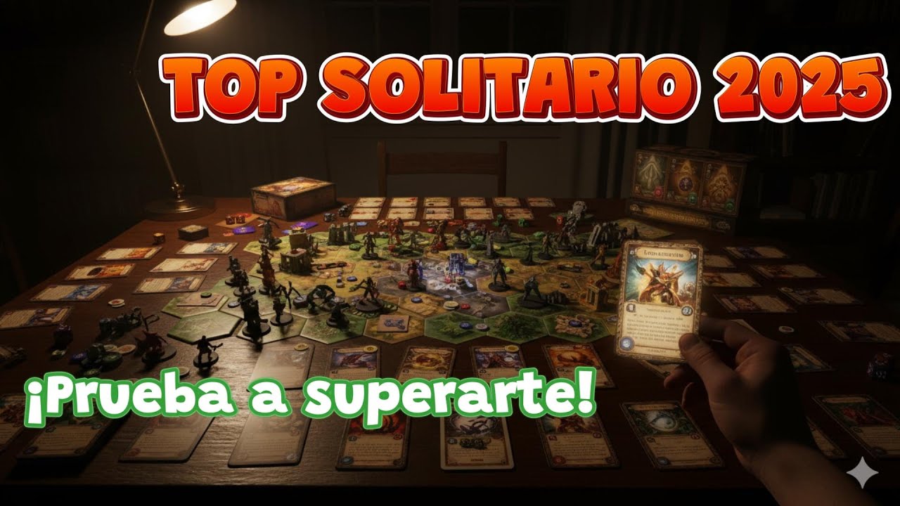 TOP 10 MEJORES JUEGOS DE MESA EN SOLITARIO 2025 🐺