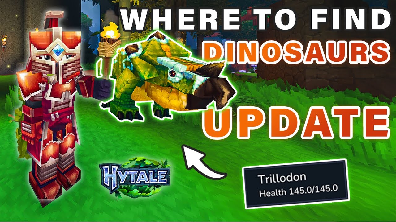 Where to find the NEW Dinosaurs from the Update ► Hytale