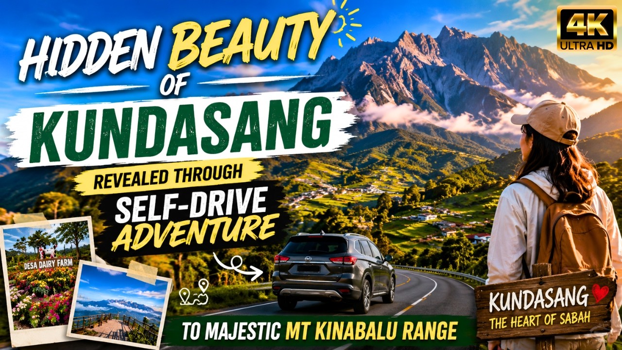 Breathtaking Mt Kinabalu View Kundasang Ranau Full Day Self-Drive Travel Itinerary Borneo Sabah Trip